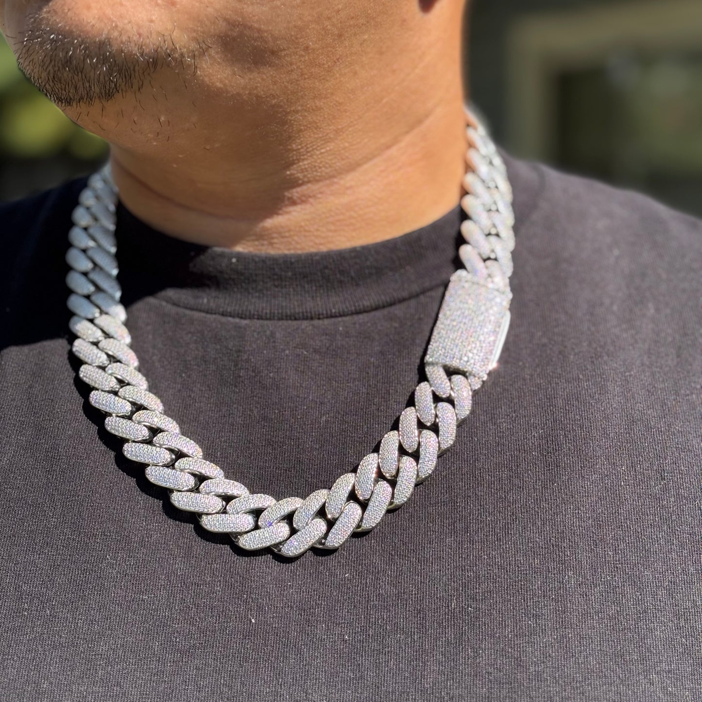 22mm Cuban Link Chain .925 Silver
