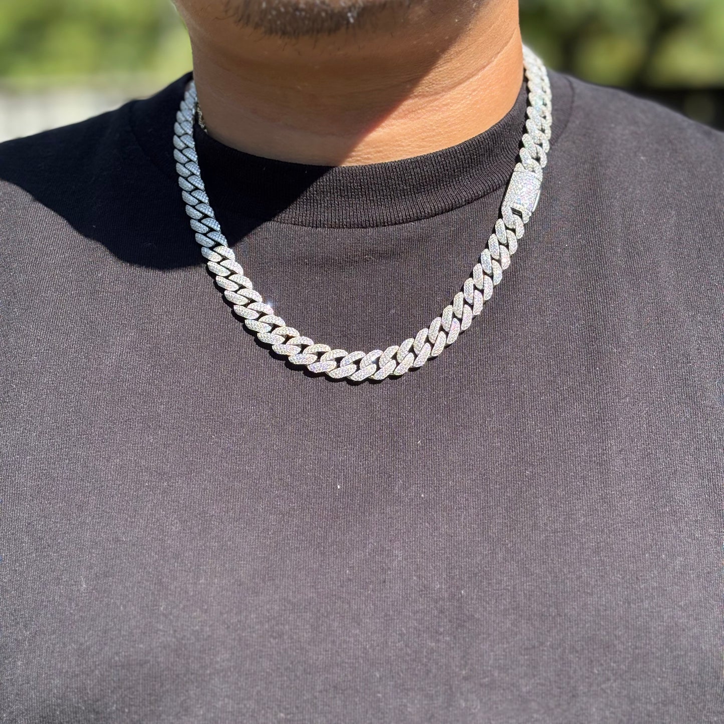 10mm Cuban Link Chain .925 SIlver