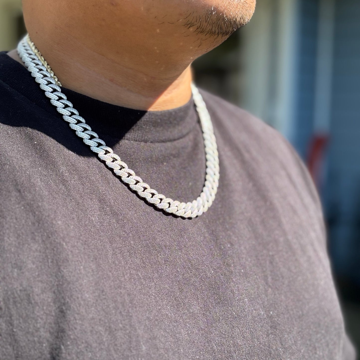 10mm Cuban Link Chain .925 SIlver