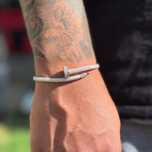 Nail Bracelet .925 Silver
