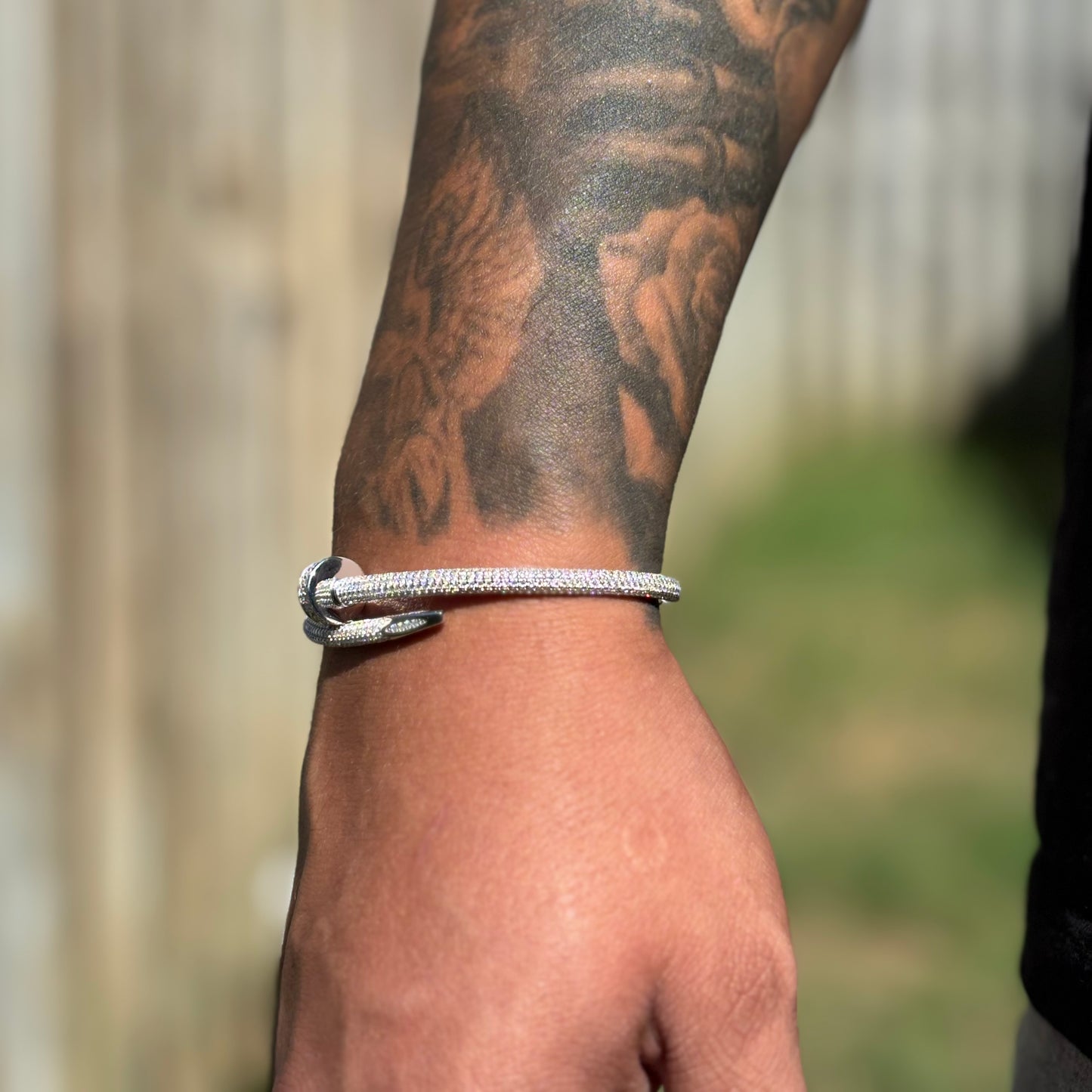 Nail Bracelet .925 Silver