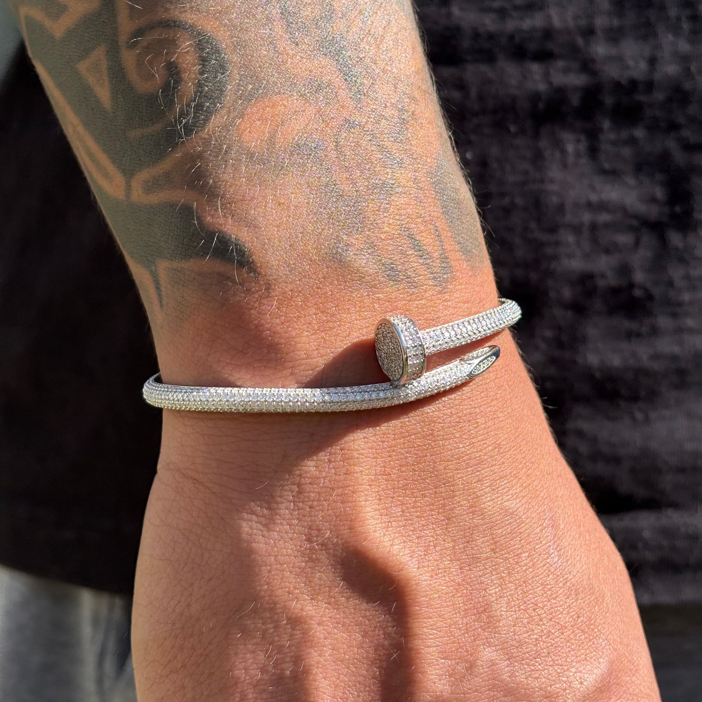 Nail Bracelet .925 Silver
