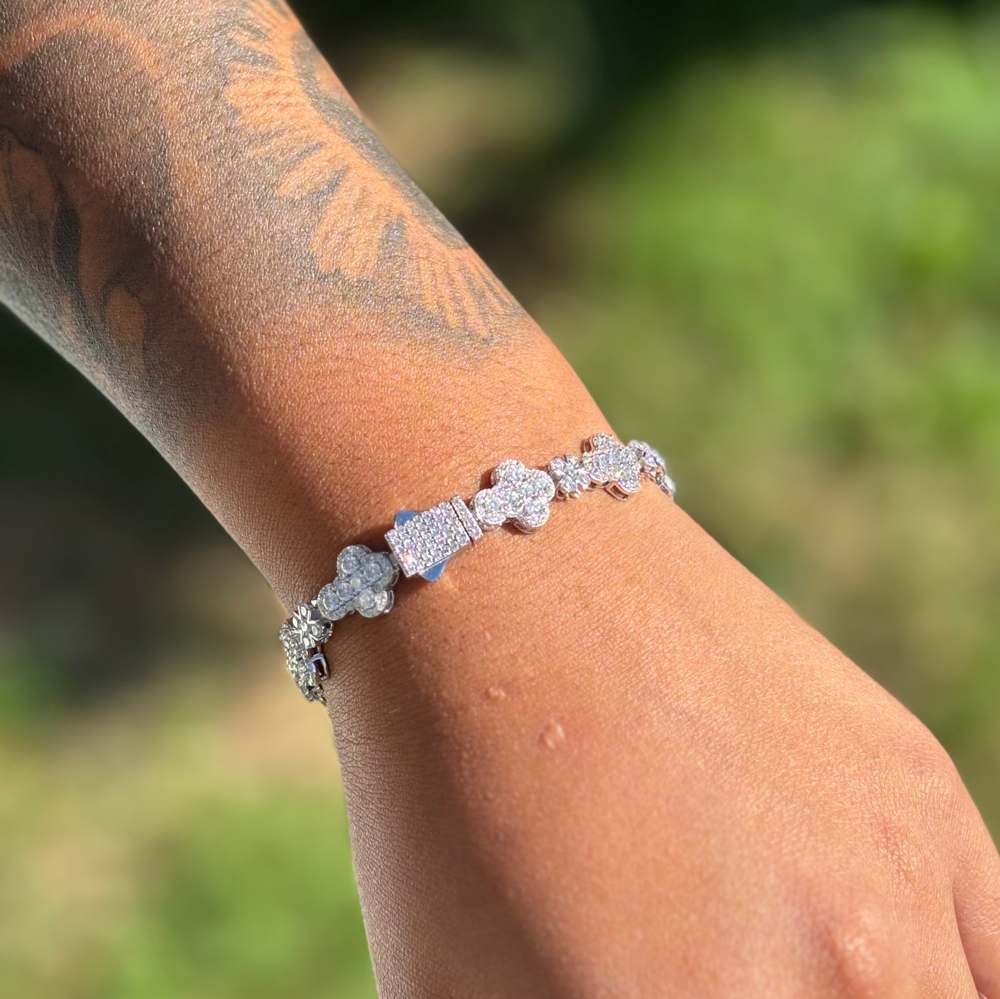 Cross Bracelet .925 Silver
